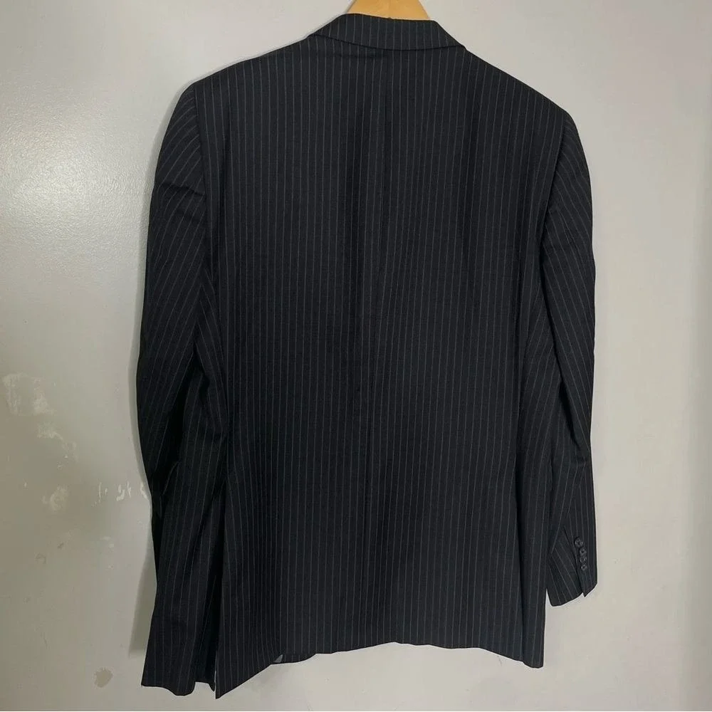 Jack‎ Victor Pinstriped Loro Piana Wool Valuto CT Blazer Jacket Sz 42R